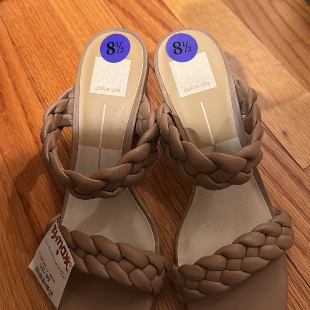 Dolce Vita Women's Brown Braided Sandals